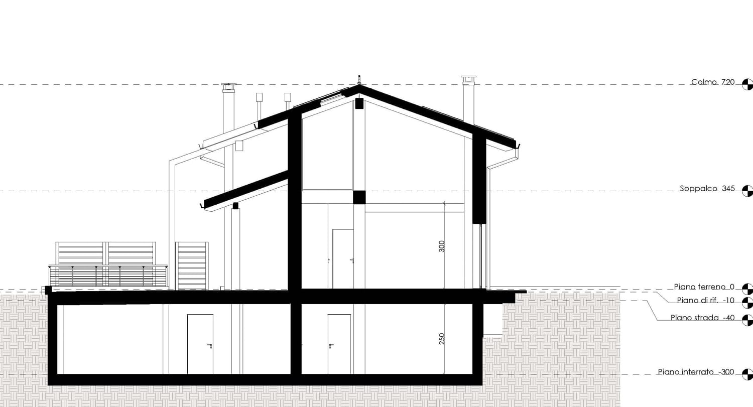 Progetto tecnico architettonico Villetta PEC - Studio Paolino Olivero Devalle