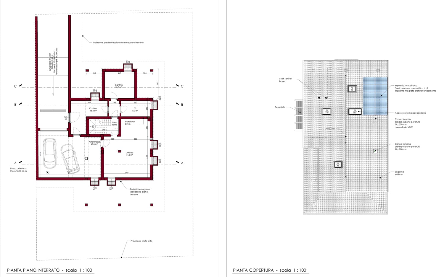 Progetto tecnico architettonico Villetta PEC - Studio Paolino Olivero Devalle