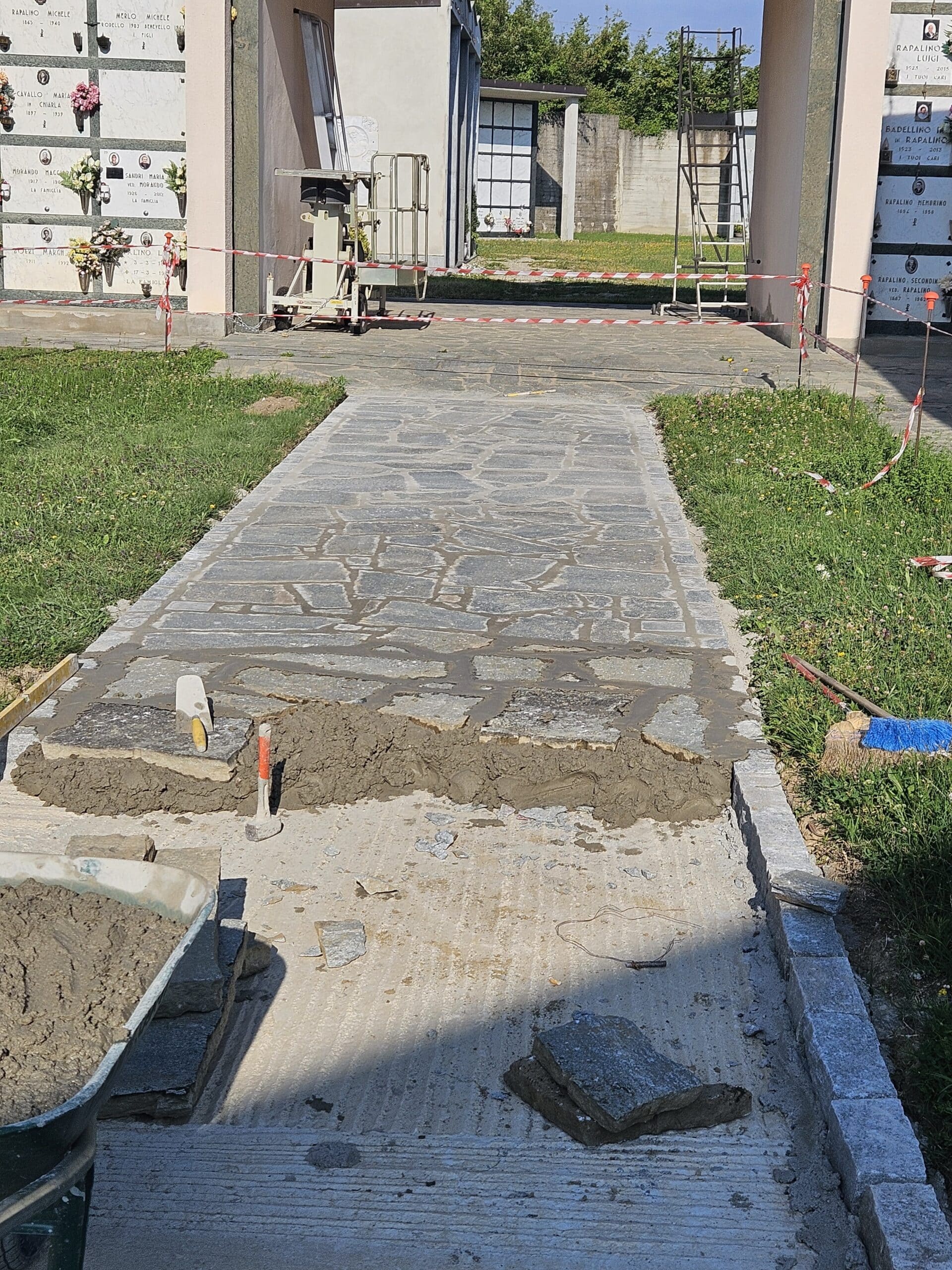 Manutenzione cimitero Benevello - Studio Tecnico Paolino Olivero Devalle