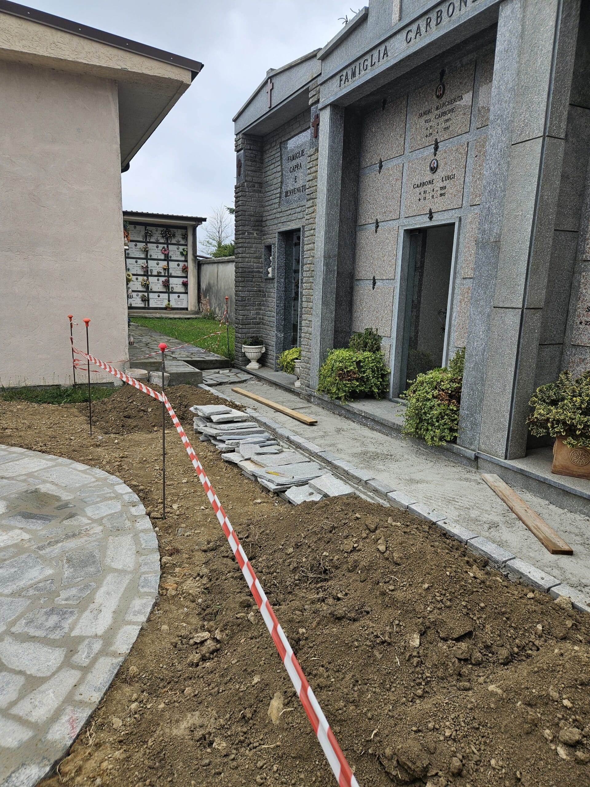 Manutenzione cimitero Benevello - Studio Tecnico Paolino Olivero Devalle